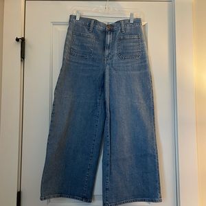 Madewell wide leg jeans